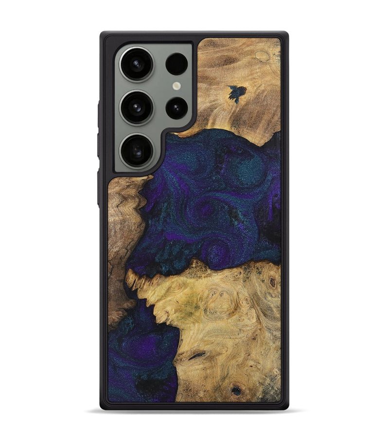 Galaxy S24 Ultra Wood+Resin Phone Case - Mason (Mosaic, 702573)
