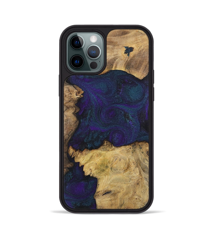 iPhone 12 Pro Wood+Resin Phone Case - Mason (Mosaic, 702573)