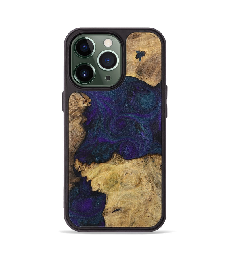 iPhone 13 Pro Wood+Resin Phone Case - Mason (Mosaic, 702573)
