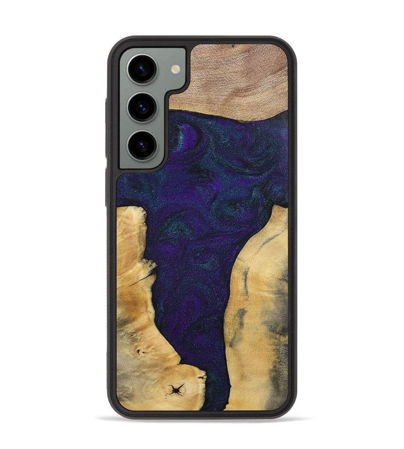 Galaxy S23 Plus Wood+Resin Phone Case - Ginger (Mosaic, 702574)