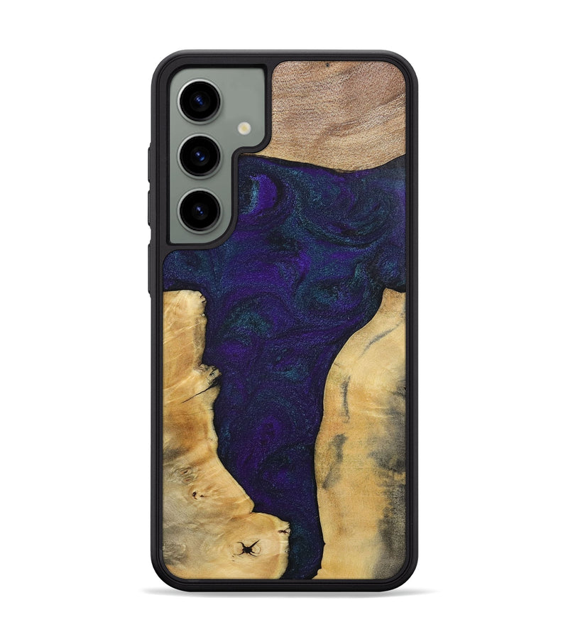 Galaxy S24 Plus Wood+Resin Phone Case - Ginger (Mosaic, 702574)