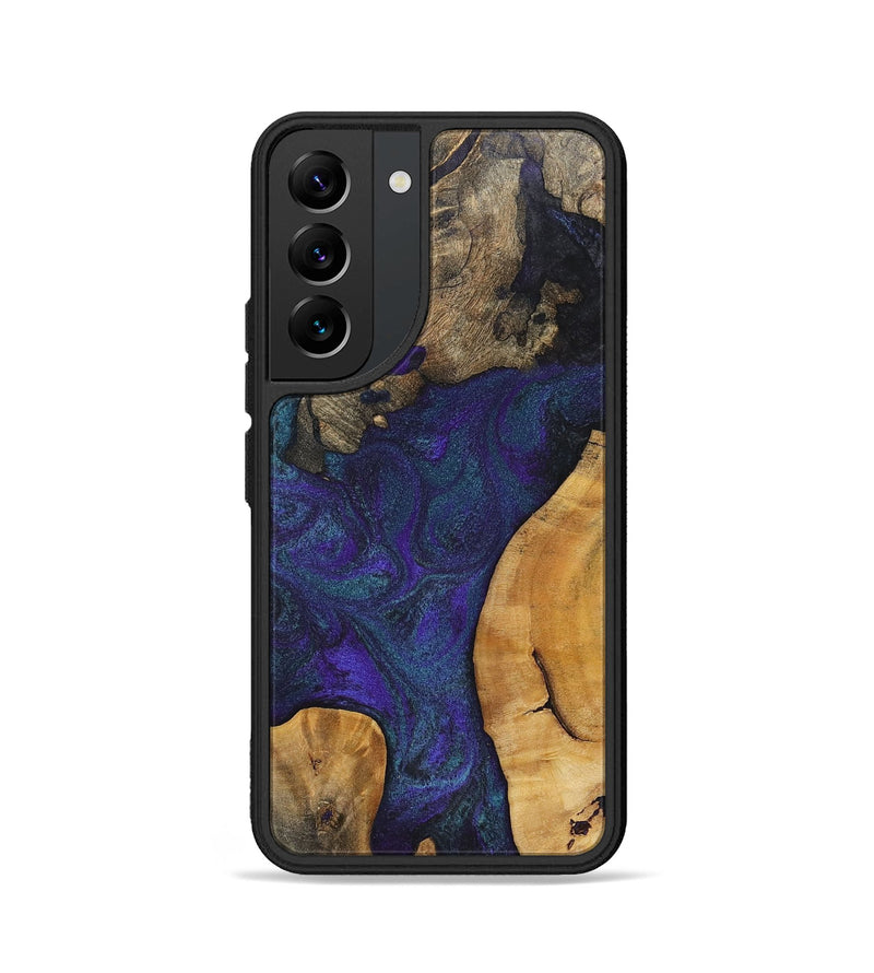 Galaxy S22 Wood+Resin Phone Case - Caitlyn (Mosaic, 702578)