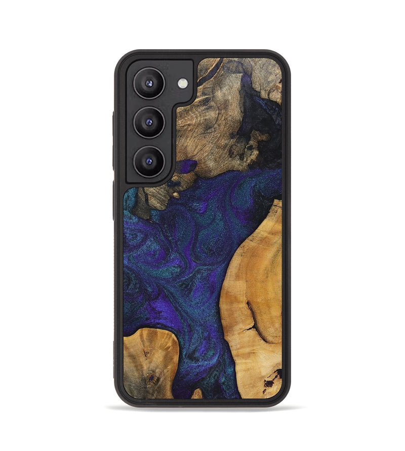 Galaxy S23 Wood+Resin Phone Case - Caitlyn (Mosaic, 702578)