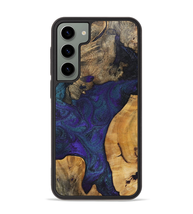 Galaxy S23 Plus Wood+Resin Phone Case - Caitlyn (Mosaic, 702578)
