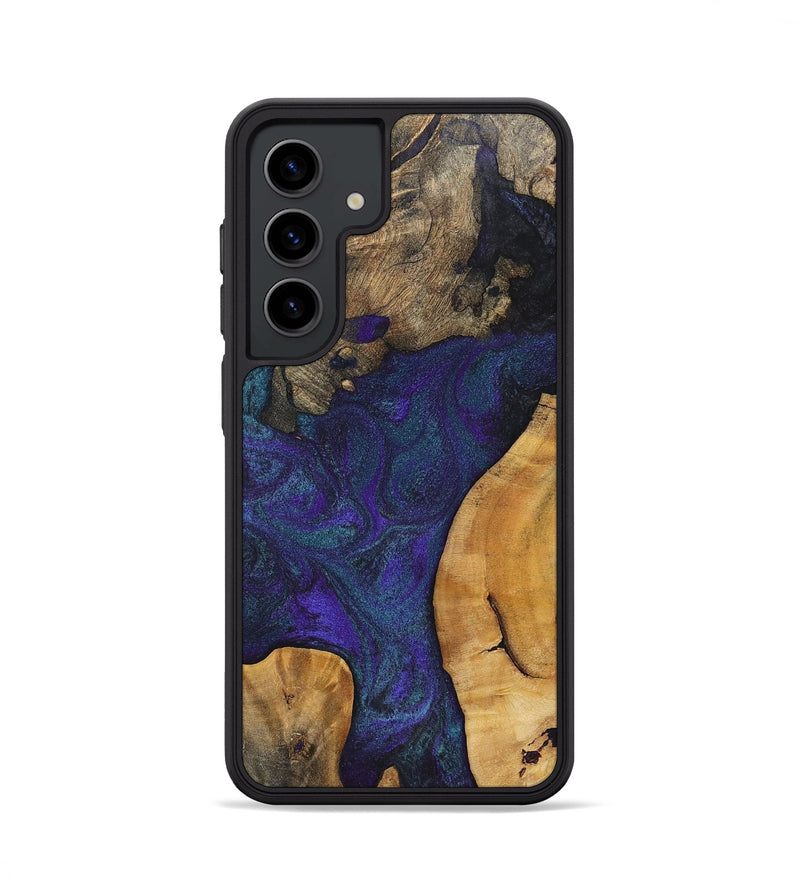 Galaxy S24 Wood+Resin Phone Case - Caitlyn (Mosaic, 702578)