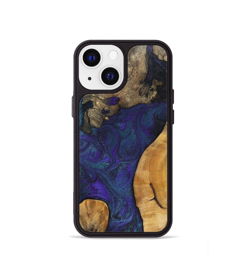 iPhone 13 mini Wood+Resin Phone Case - Caitlyn (Mosaic, 702578)