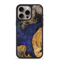 iPhone 15 Pro Max Wood+Resin Phone Case - Caitlyn (Mosaic, 702578)
