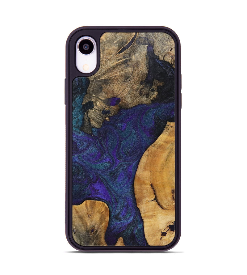 iPhone Xr Wood+Resin Phone Case - Caitlyn (Mosaic, 702578)