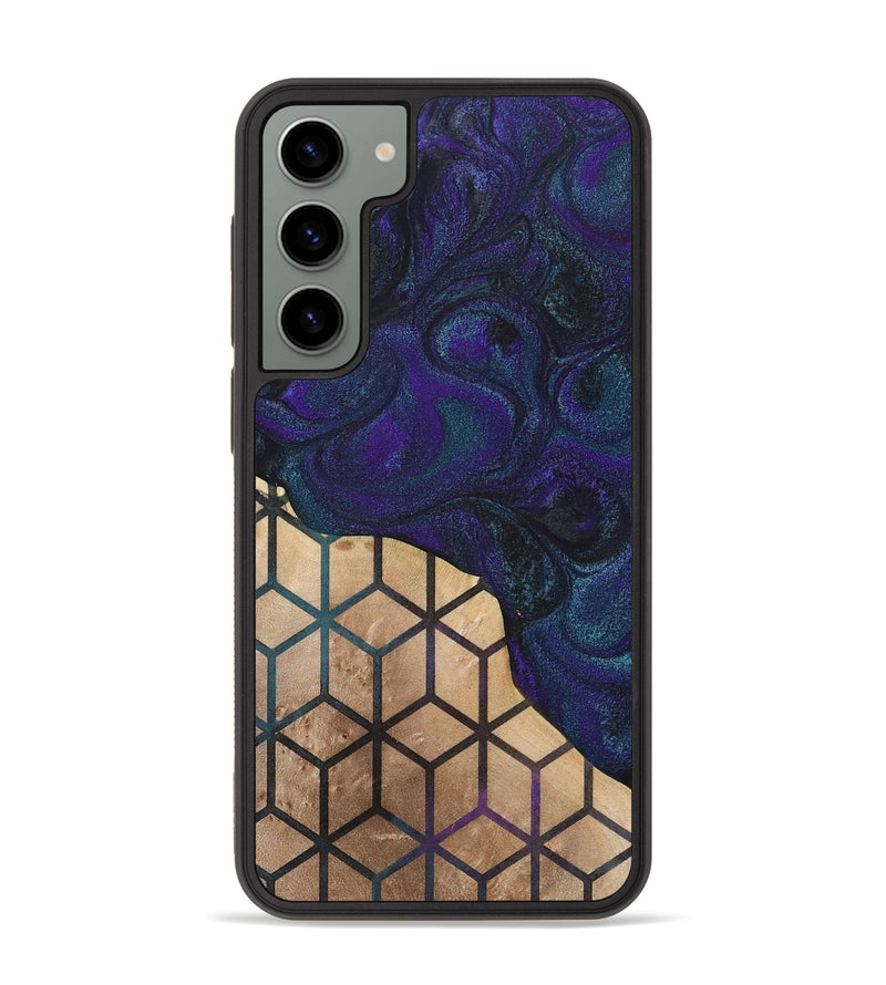 Galaxy S23 Plus Wood+Resin Phone Case - Isla (Pattern, 702580)