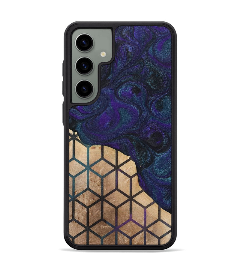Galaxy S24 Plus Wood+Resin Phone Case - Isla (Pattern, 702580)