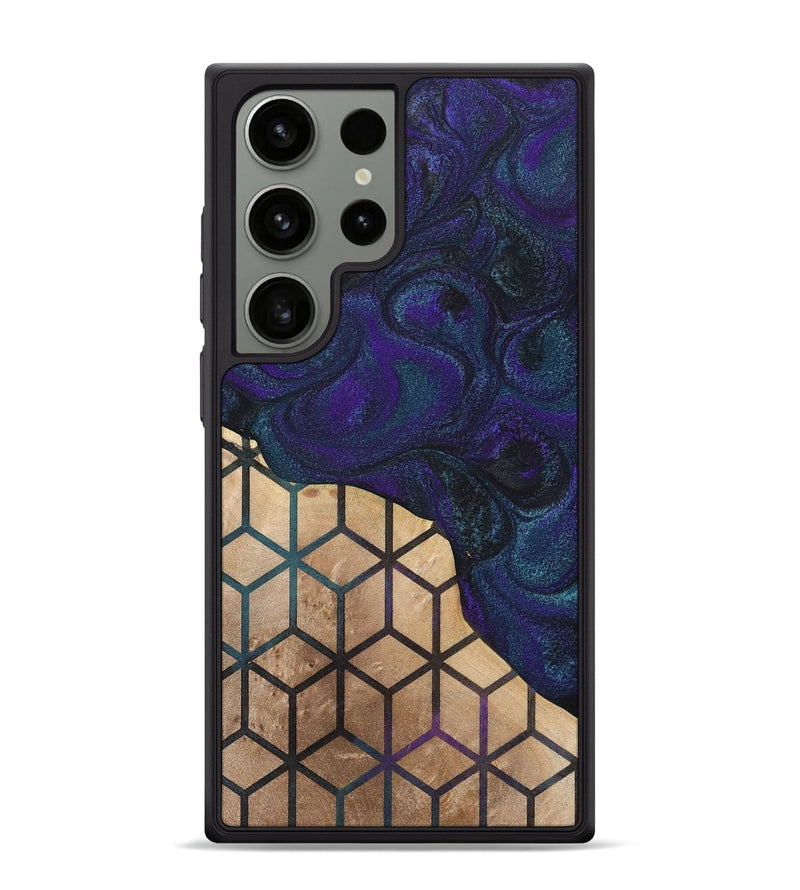 Galaxy S24 Ultra Wood+Resin Phone Case - Isla (Pattern, 702580)