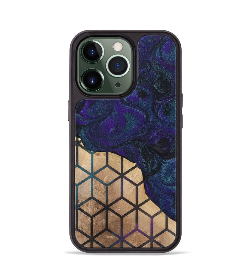 iPhone 13 Pro Wood+Resin Phone Case - Isla (Pattern, 702580)