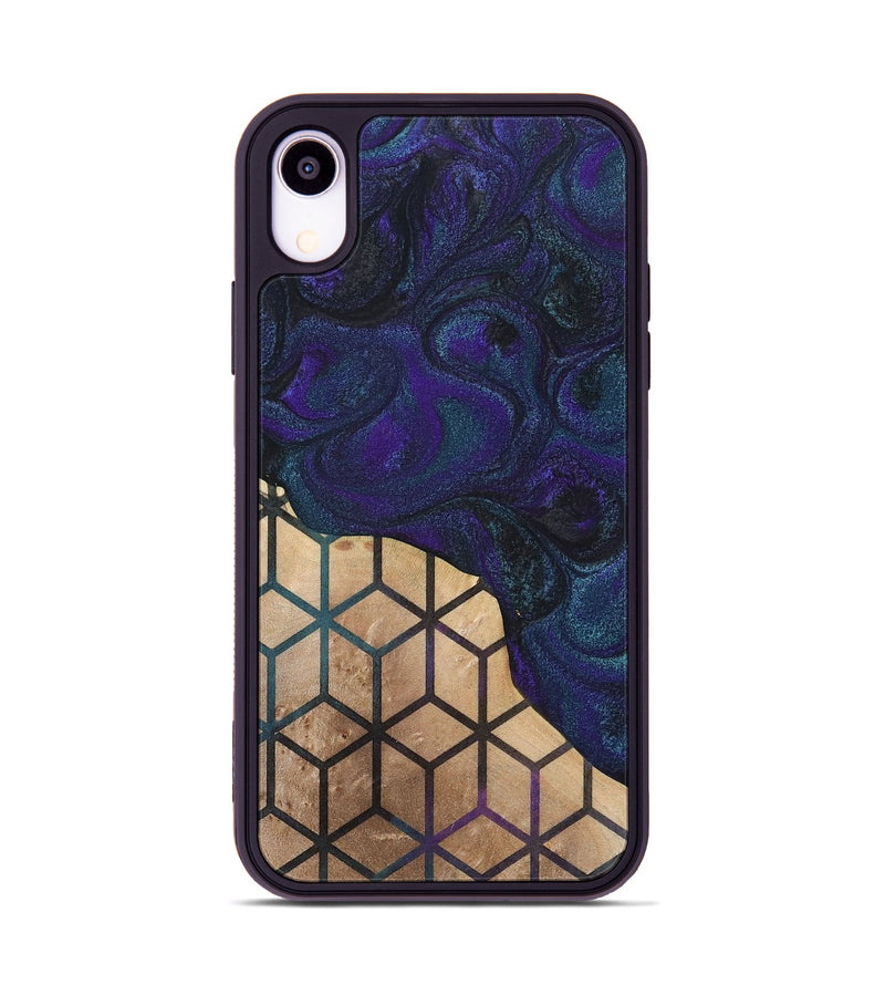 iPhone Xr Wood+Resin Phone Case - Isla (Pattern, 702580)