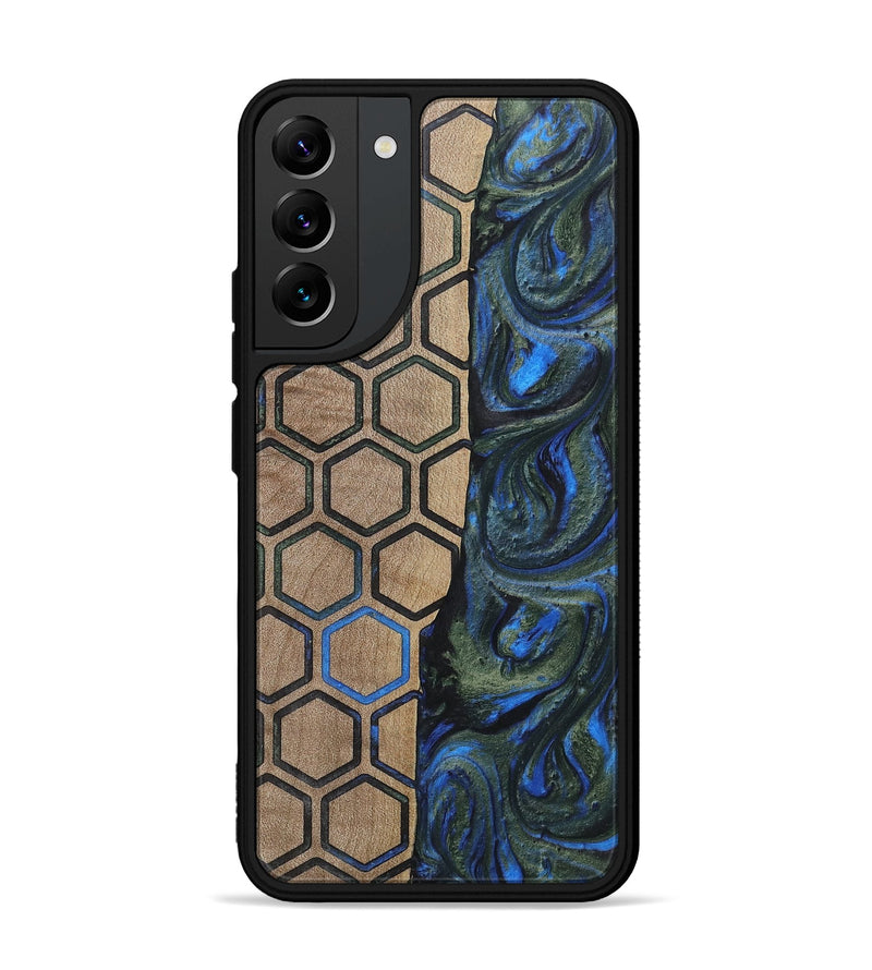 Galaxy S22 Plus Wood+Resin Phone Case - Darren (Pattern, 702582)
