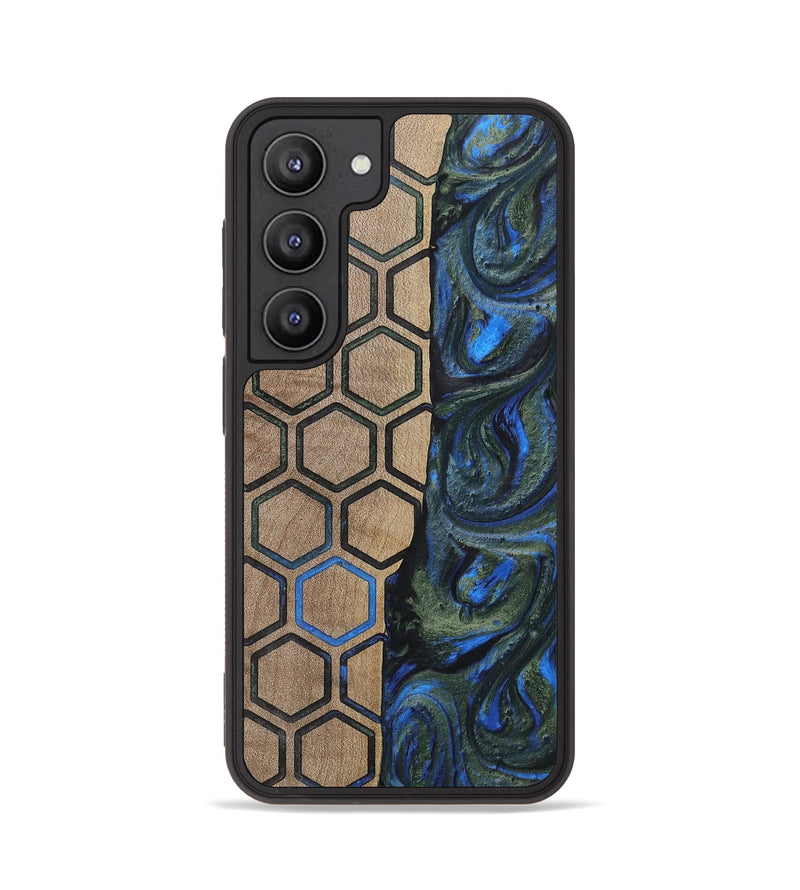 Galaxy S23 Wood+Resin Phone Case - Darren (Pattern, 702582)