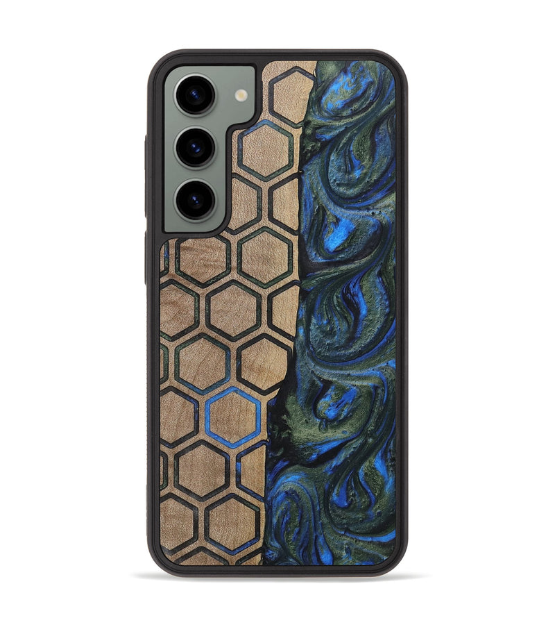 Galaxy S23 Plus Wood+Resin Phone Case - Darren (Pattern, 702582)