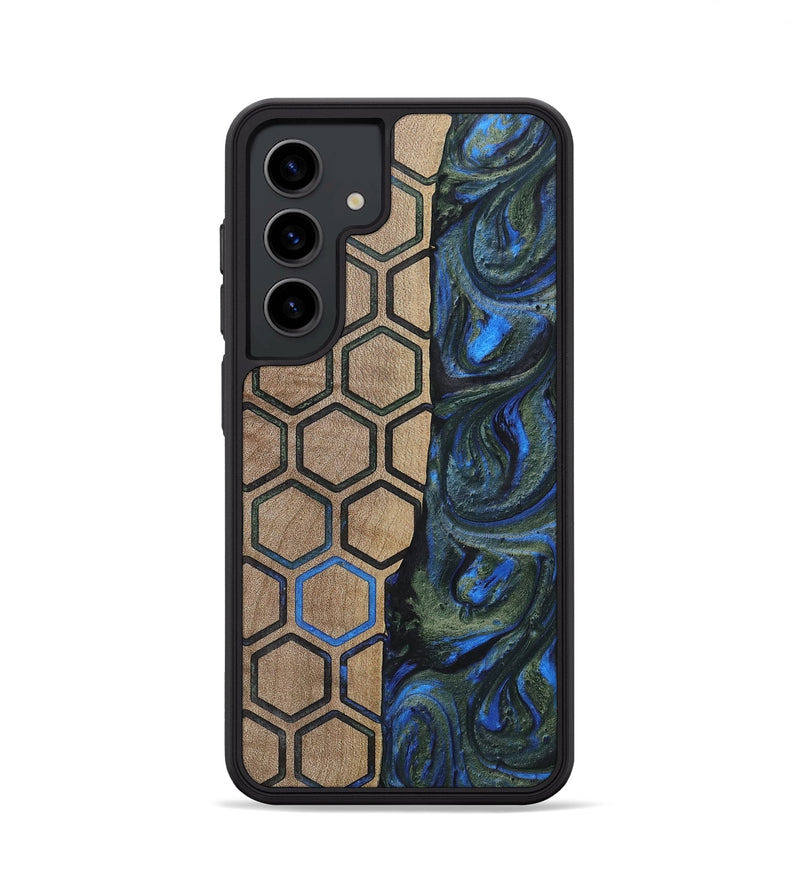 Galaxy S24 Wood+Resin Phone Case - Darren (Pattern, 702582)