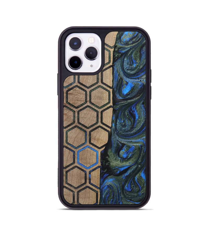 iPhone 11 Pro Wood+Resin Phone Case - Darren (Pattern, 702582)