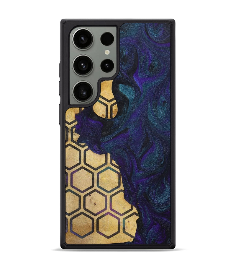 Galaxy S24 Ultra Wood+Resin Phone Case - Alex (Pattern, 702583)