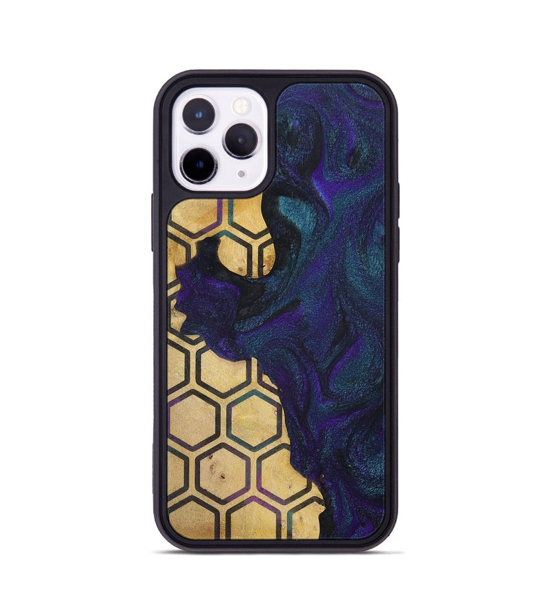 iPhone 11 Pro Wood+Resin Phone Case - Alex (Pattern, 702583)