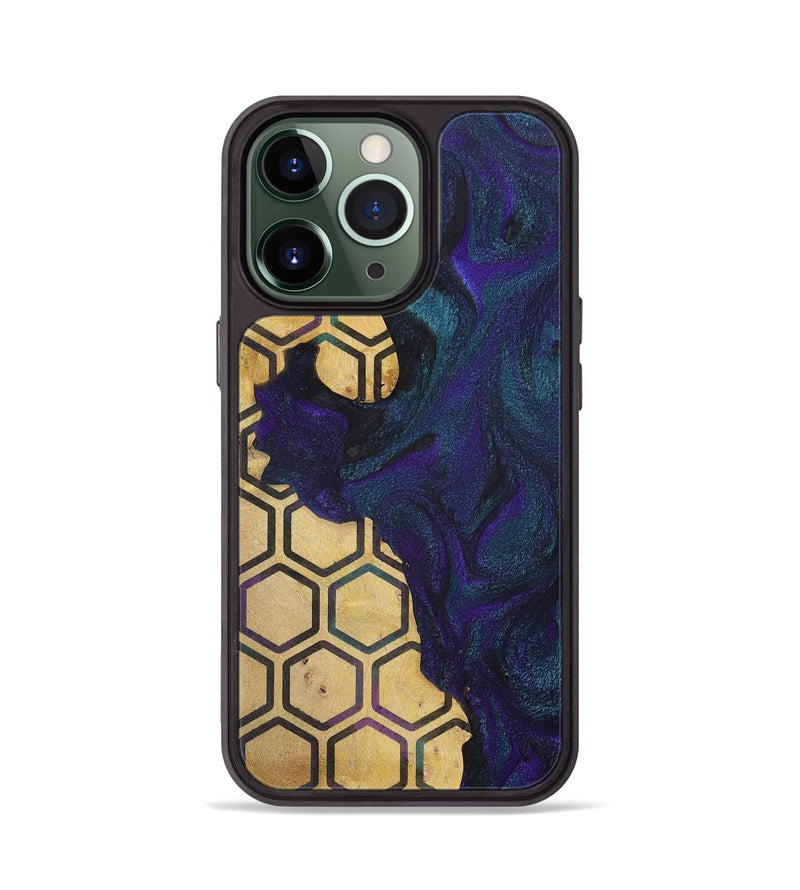 iPhone 13 Pro Wood+Resin Phone Case - Alex (Pattern, 702583)