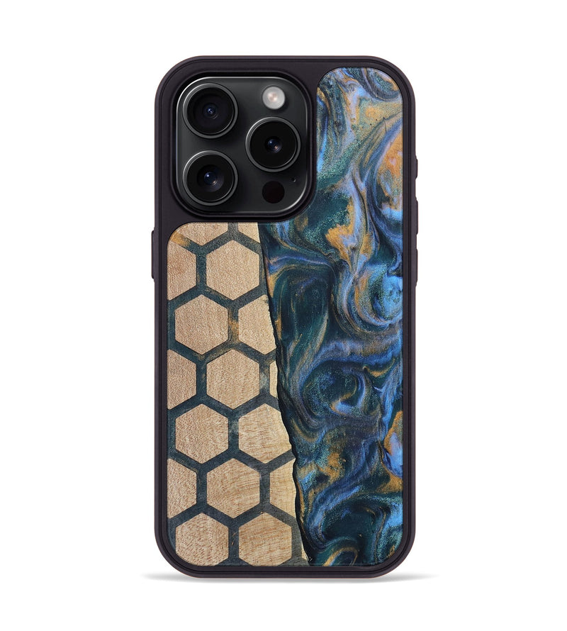 iPhone 15 Pro Wood+Resin Phone Case - Jameson (Pattern, 702588)
