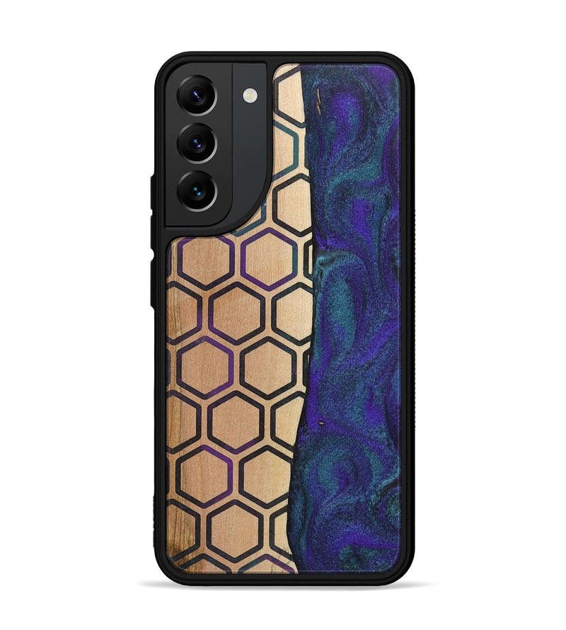 Galaxy S22 Plus Wood+Resin Phone Case - Maria (Pattern, 702590)