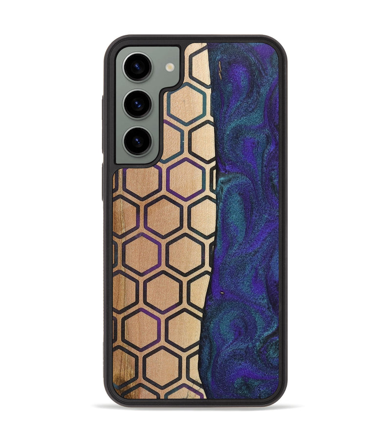 Galaxy S23 Plus Wood+Resin Phone Case - Maria (Pattern, 702590)