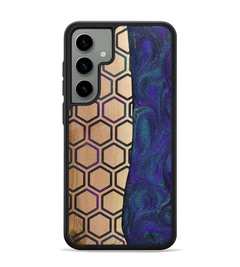 Galaxy S24 Plus Wood+Resin Phone Case - Maria (Pattern, 702590)