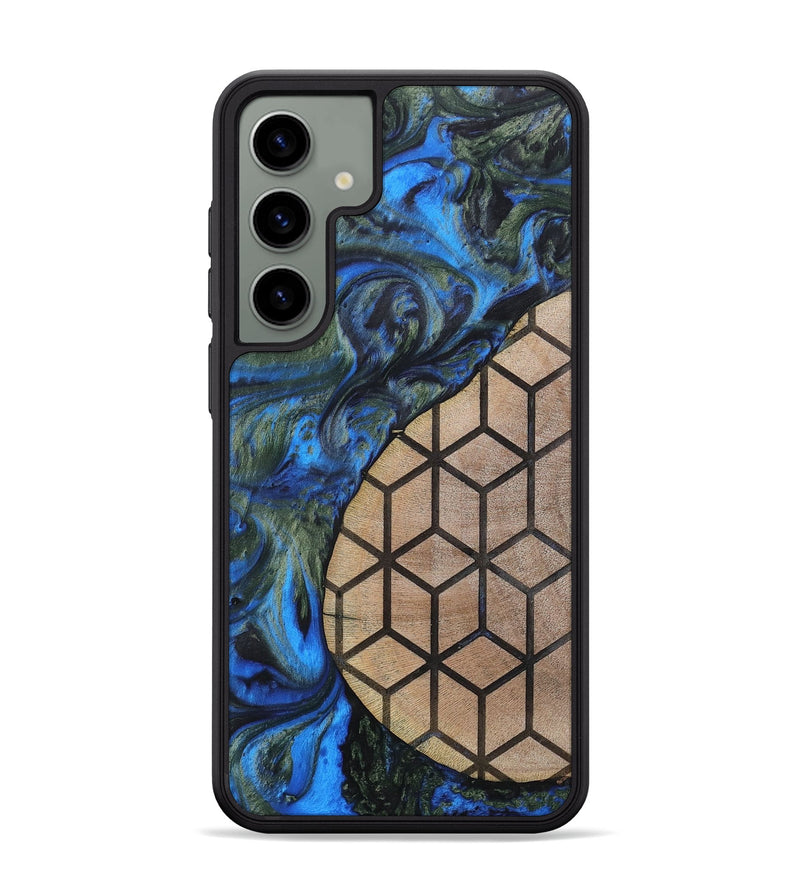 Galaxy S24 Plus Wood+Resin Phone Case - Nyla (Pattern, 702592)
