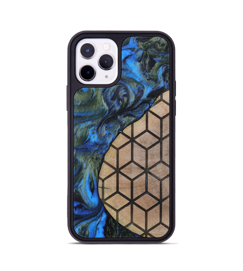 iPhone 11 Pro Wood+Resin Phone Case - Nyla (Pattern, 702592)