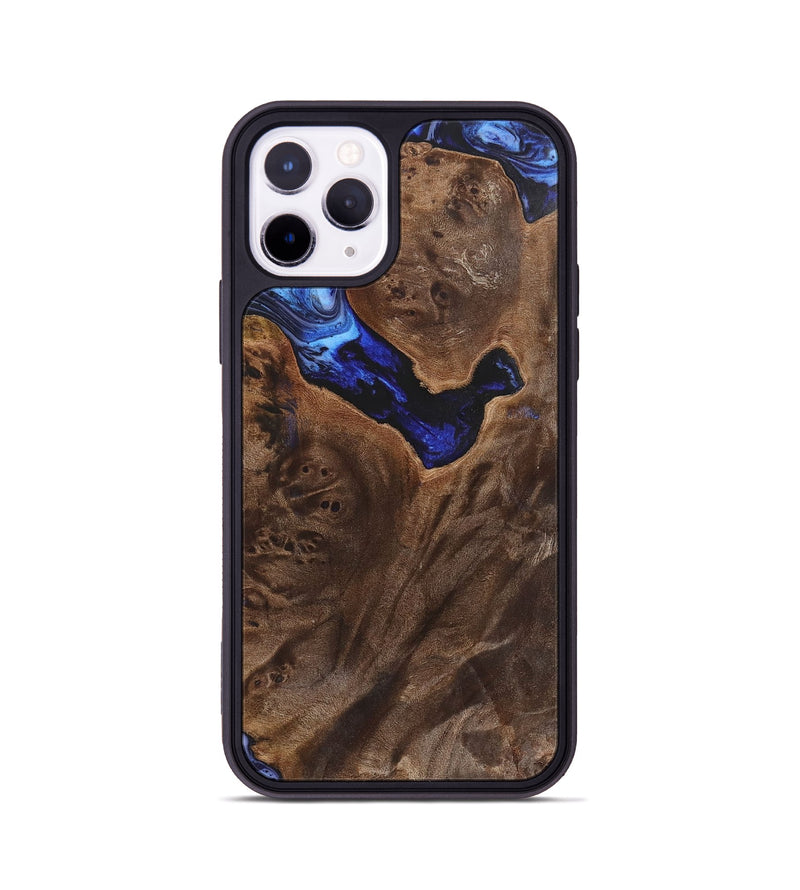 iPhone 11 Pro Wood+Resin Phone Case - Elmer (Blue, 702692)