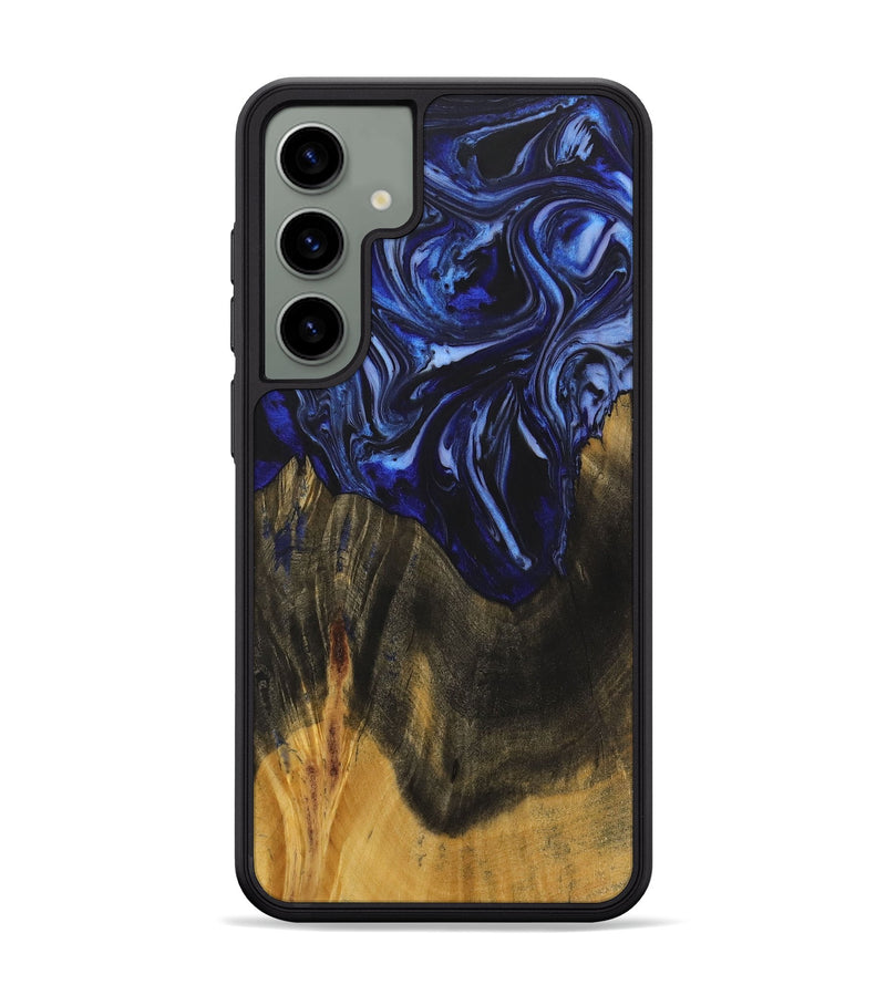 Galaxy S24 Plus Wood+Resin Phone Case - Robyn (Blue, 702696)