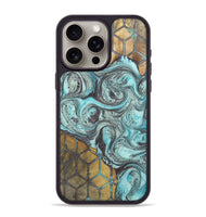 iPhone 15 Pro Max Wood+Resin Phone Case - Leah (Pattern, 702713)
