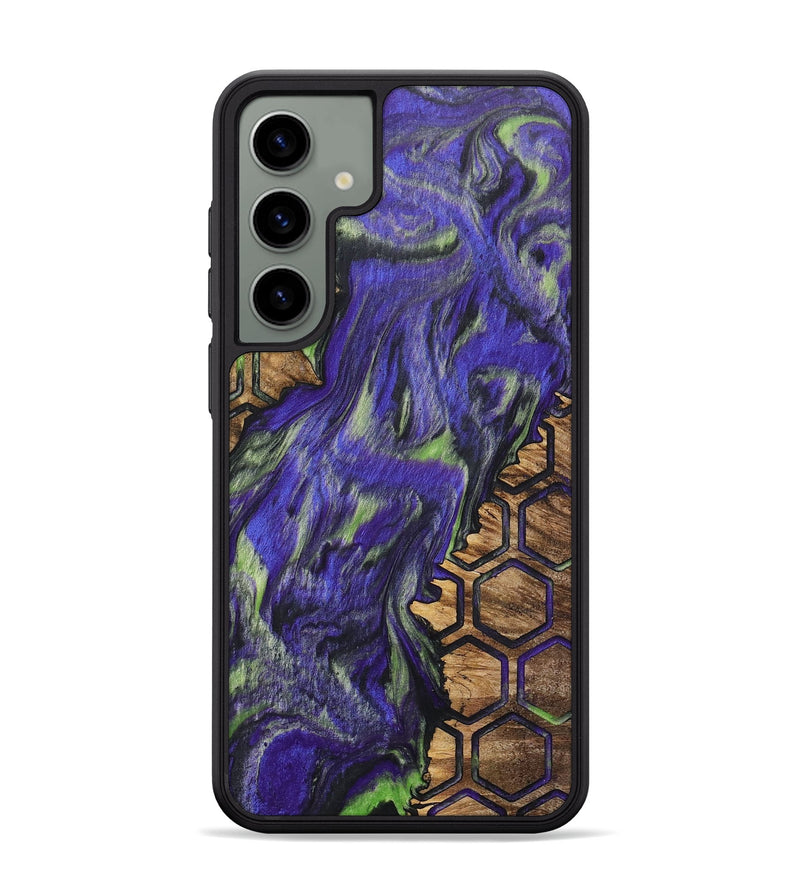 Galaxy S24 Plus Wood+Resin Phone Case - Emery (Pattern, 702714)