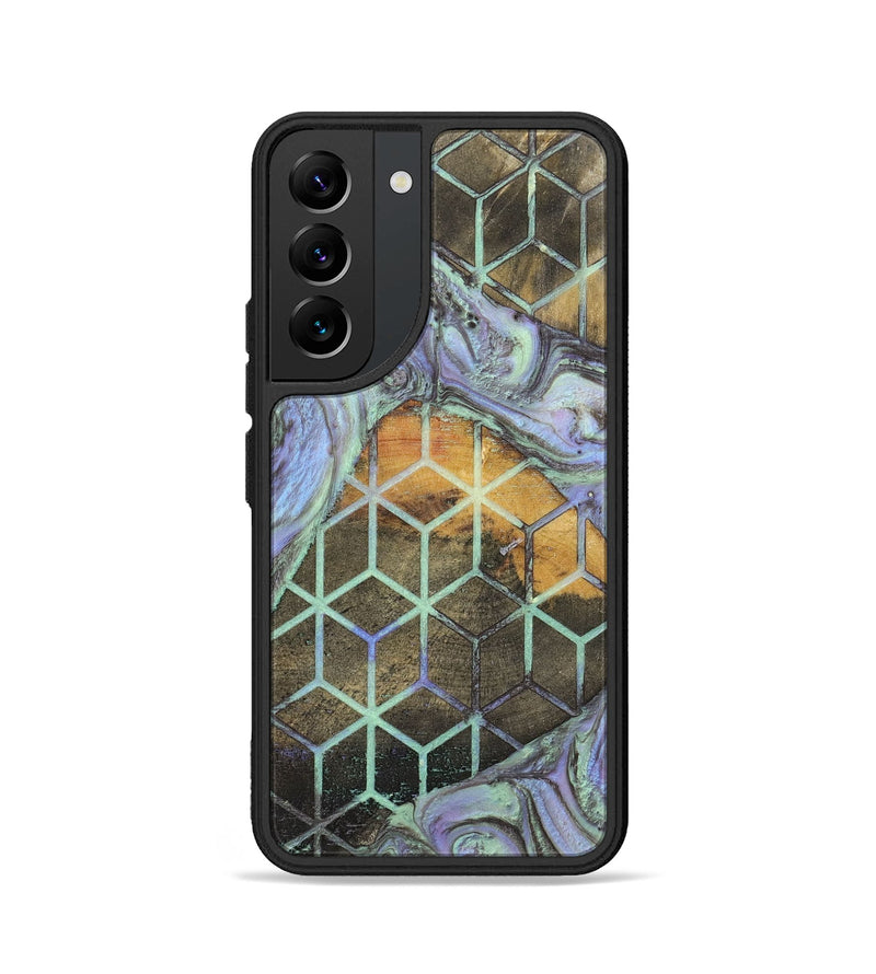 Galaxy S22 Wood+Resin Phone Case - Mallory (Pattern, 702726)