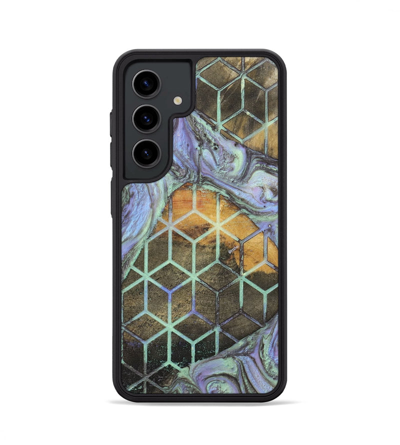 Galaxy S24 Wood+Resin Phone Case - Mallory (Pattern, 702726)