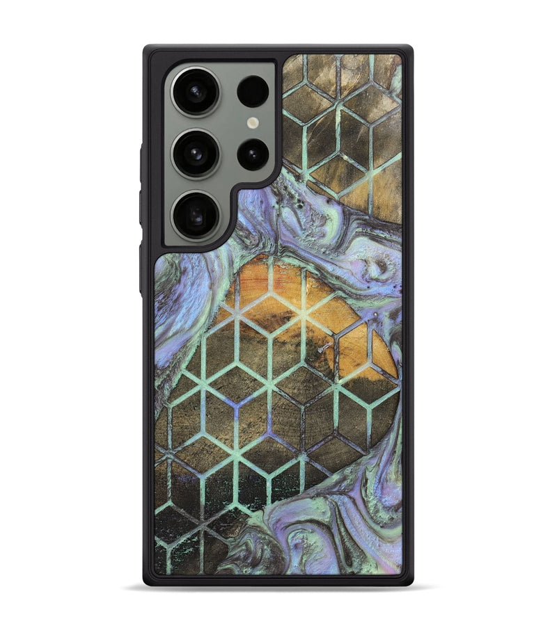 Galaxy S24 Ultra Wood+Resin Phone Case - Mallory (Pattern, 702726)