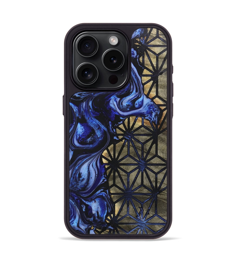 iPhone 15 Pro Wood+Resin Phone Case - Titus (Pattern, 702728)