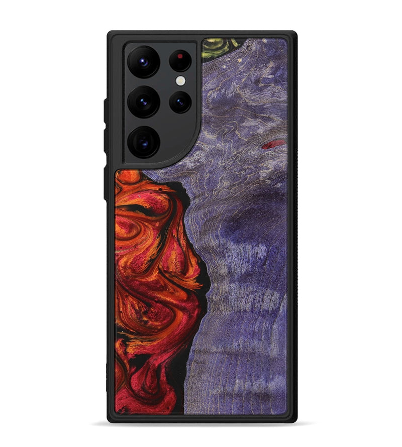 Galaxy S22 Ultra Wood+Resin Phone Case - Izabella (Ombre, 702738)