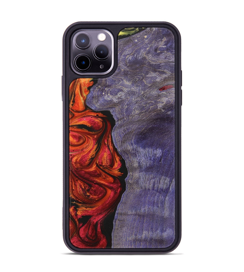 iPhone 11 Pro Max Wood+Resin Phone Case - Izabella (Ombre, 702738)