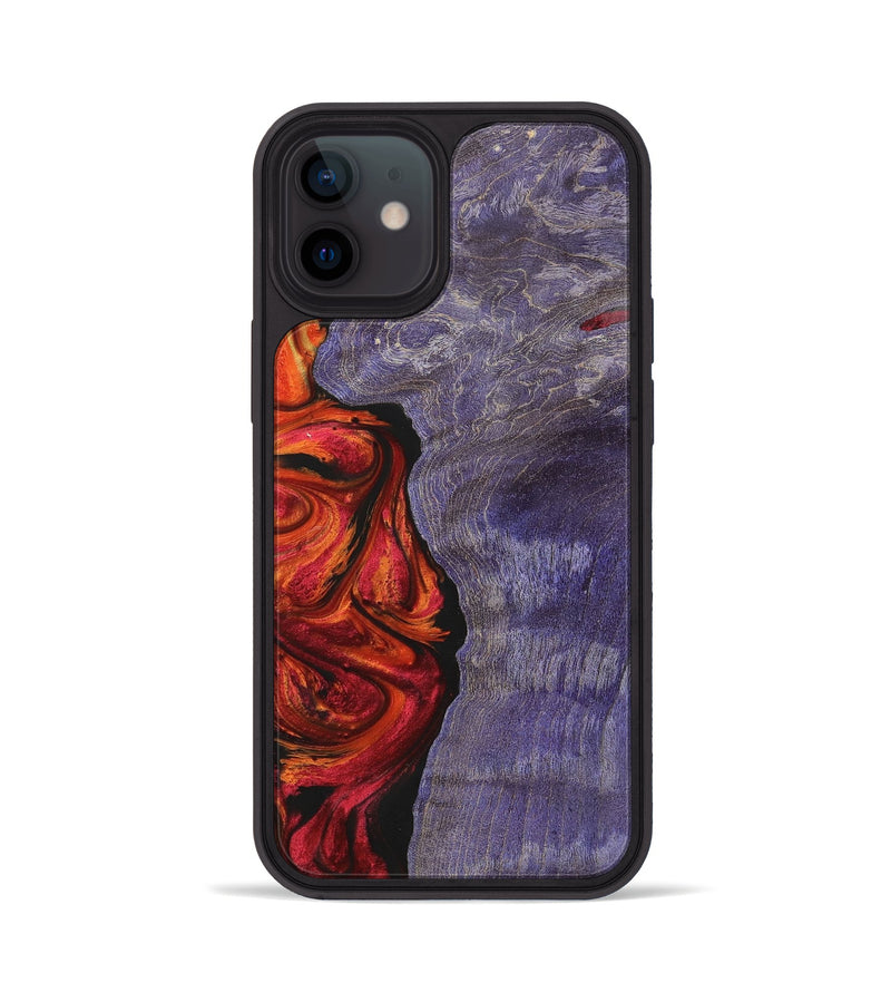 iPhone 12 Wood+Resin Phone Case - Izabella (Ombre, 702738)