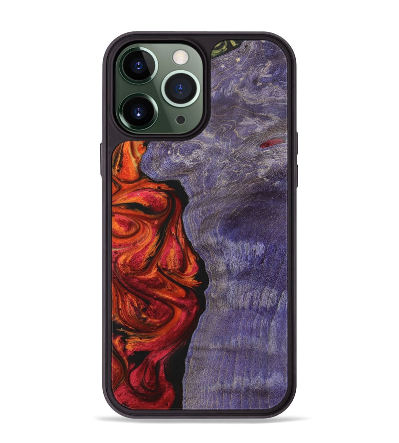 iPhone 13 Pro Max Wood+Resin Phone Case - Izabella (Ombre, 702738)