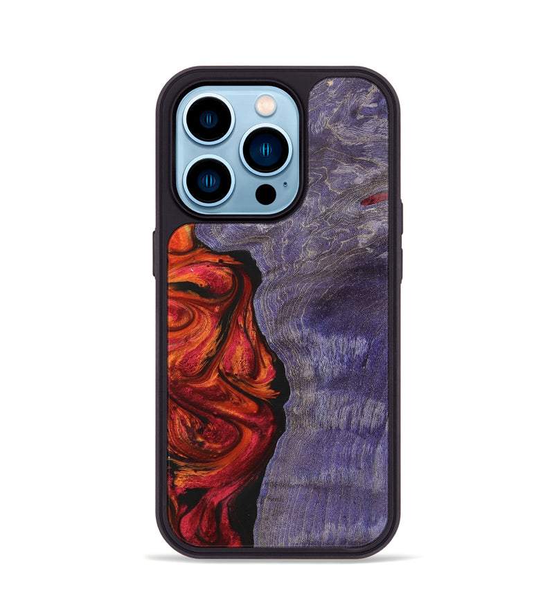 iPhone 14 Pro Wood+Resin Phone Case - Izabella (Ombre, 702738)
