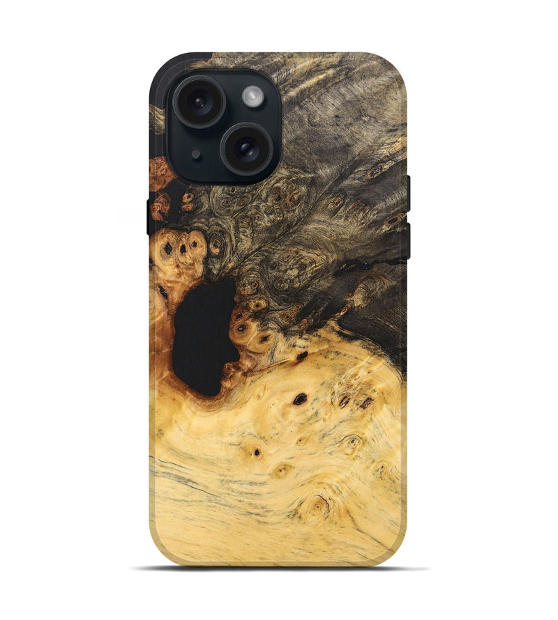 iPhone 15  Live Edge Phone Case - Caiden (Wood Burl, 702756)
