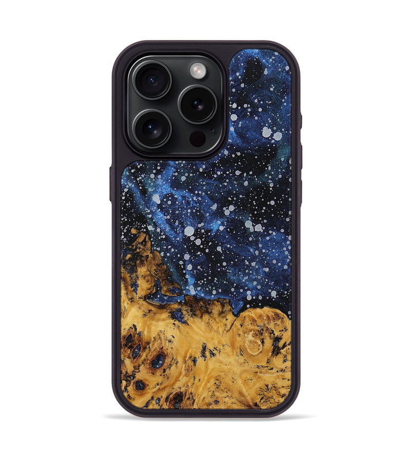 iPhone 15 Pro Wood+Resin Phone Case - Nehemiah (Cosmos, 702820)