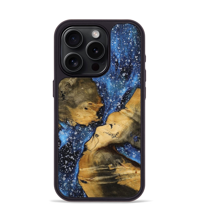 iPhone 15 Pro Wood+Resin Phone Case - Melba (Cosmos, 702824)