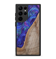 Galaxy S22 Ultra Wood+Resin Phone Case - Aliyah (Purple, 702872)