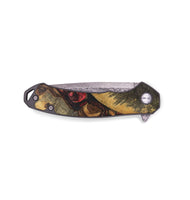 EDC Wood+Resin Pocket Knife - Bethany (Red, 703007)