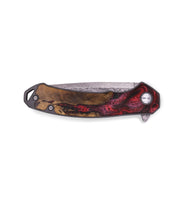 EDC Wood+Resin Pocket Knife - Callie (Red, 703008)